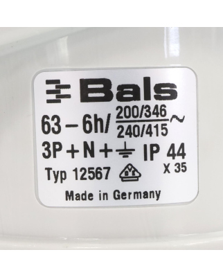 BALS Anbausteckdose Typ 12567 (3Stk.) NOV
