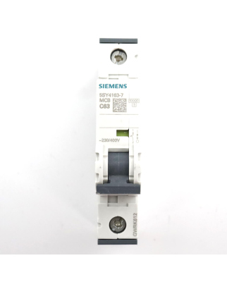 Siemens Leitungsschutzschalter 5SY4163-7 GEB