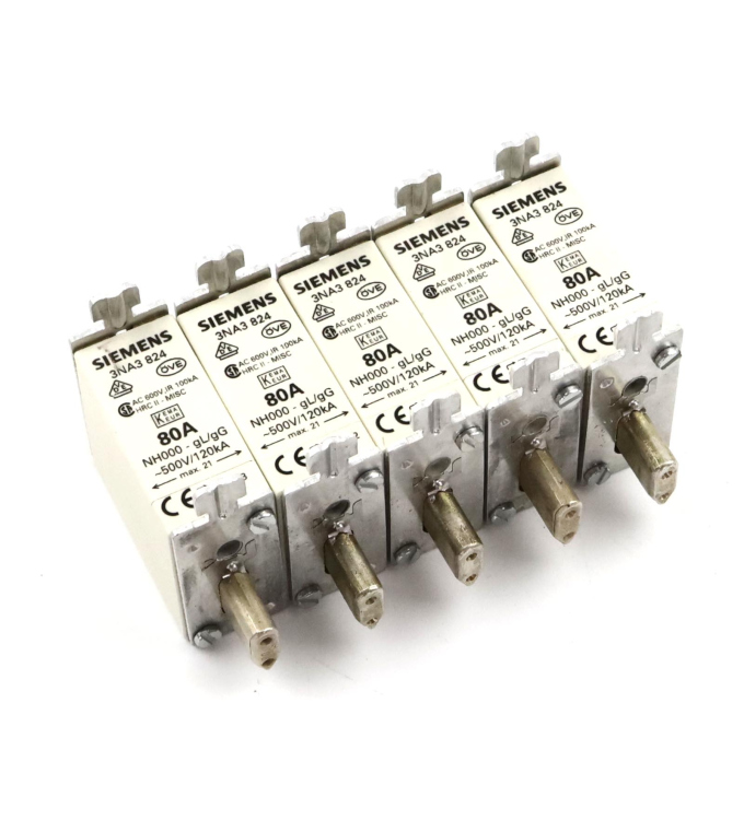 Siemens NH-Sicherungseinsatz 3NA3824 (5Stk.) GEB