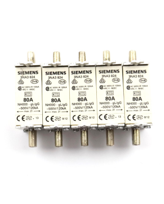 Siemens NH-Sicherungseinsatz 3NA3824 (5Stk.) GEB