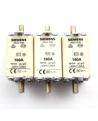 Siemens NH-Sicherungseinsatz 3NA3836 (3Stk.) GEB