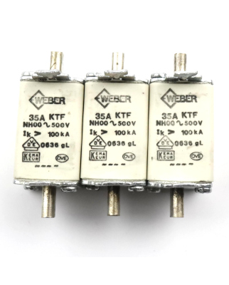 Weber Sicherungseinsätze NH00 KTF 35A 500V gL...