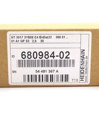 Heidenhain Messtaster AT 3017 680984-02 OVP