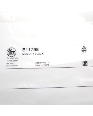 ifm electronic Memoryblock E11798 (10Stk.) OVP