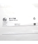 ifm electronic Memoryblock E11798 (10Stk.) OVP