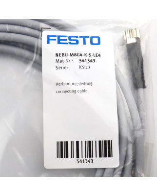 Festo Verbindungsleitung NEBU-M8G4-K-5-LE4 541343 OVP