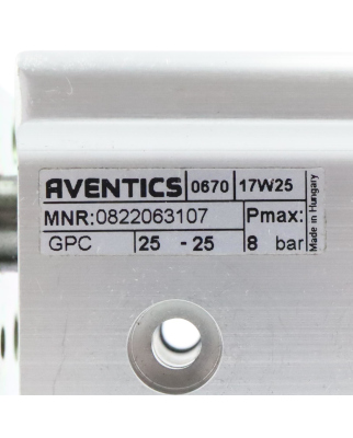 Aventics Führungszylinder 0822063107 GEB