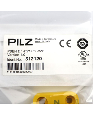 Pilz Sicherheitsschalter PSEN 2.1-20/1actuator 512120 OVP