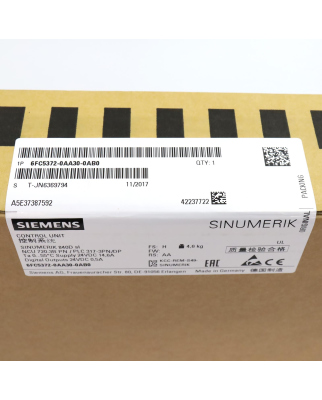 Siemens Sinumerik 840D SL NCU720.3B 6FC5372-0AA30-0AB0...