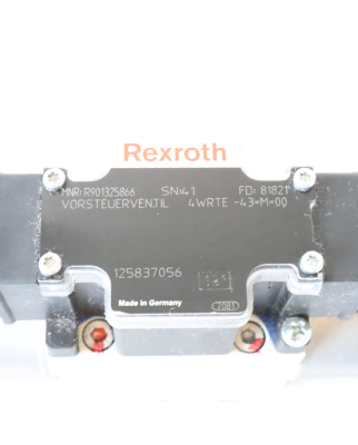 Rexroth Regel-Wegeventile 4WRTE32E600L-4X/6EG24EK31/A1M R900973643 NOV