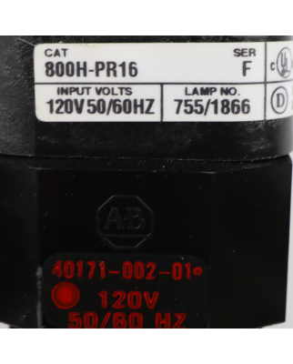Allen Bradley Kontrolllampe 800H-PR16 Ser.F rot GEB