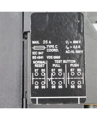 Allen Bradley Überstromrelais 193-BSC10 Ser.B 6,0-10,0 GEB