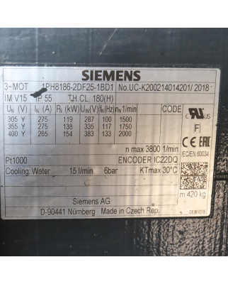 Siemens SIMOTICS M Kompakt-Asynchronmotor...