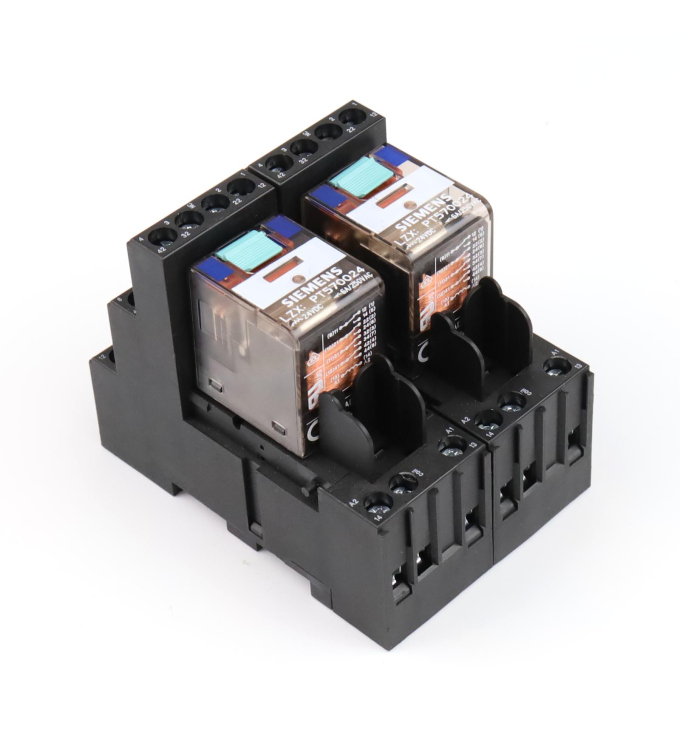 Siemens Steckrelais Komplettgerät LZS:PT78742 + LZX:PT570024 24VDC (2Stk.) GEB