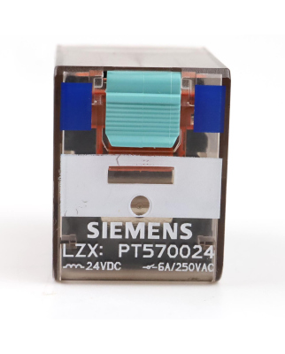 Siemens Steckrelais Komplettgerät LZS:PT78742 + LZX:PT570024 24VDC (2Stk.) GEB