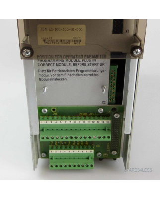 INDRAMAT AC Servo Controller TDM 1.2-100-300-W1-000 GEB