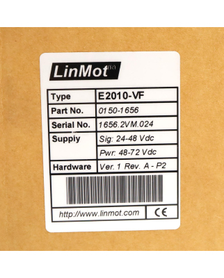 LinMot Servoantrieb E2010-VF 0150-1656 OVP