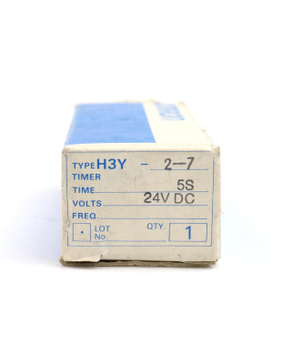 Omron Zeitrelais H3Y-2-7 5s OVP