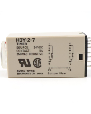 Omron Zeitrelais H3Y-2-7 5s OVP
