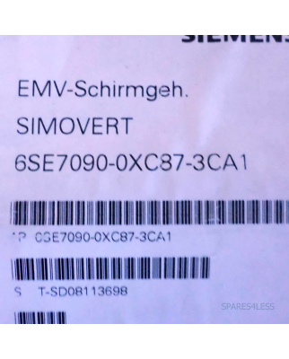 Siemens Simovert EMV-Schirmgehäuse...