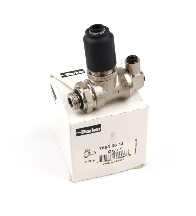 Parker Stopp-Verschraubung/Drosselventil 7883 06 13 OVP