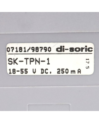 di-soric Signalaufbereitung SK-TPN-1 18-55VDC (7Stk.) GEB