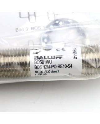 Balluff Einweglichtschranke BOS01WU BOS 12M-PO-RE10-S4 OVP