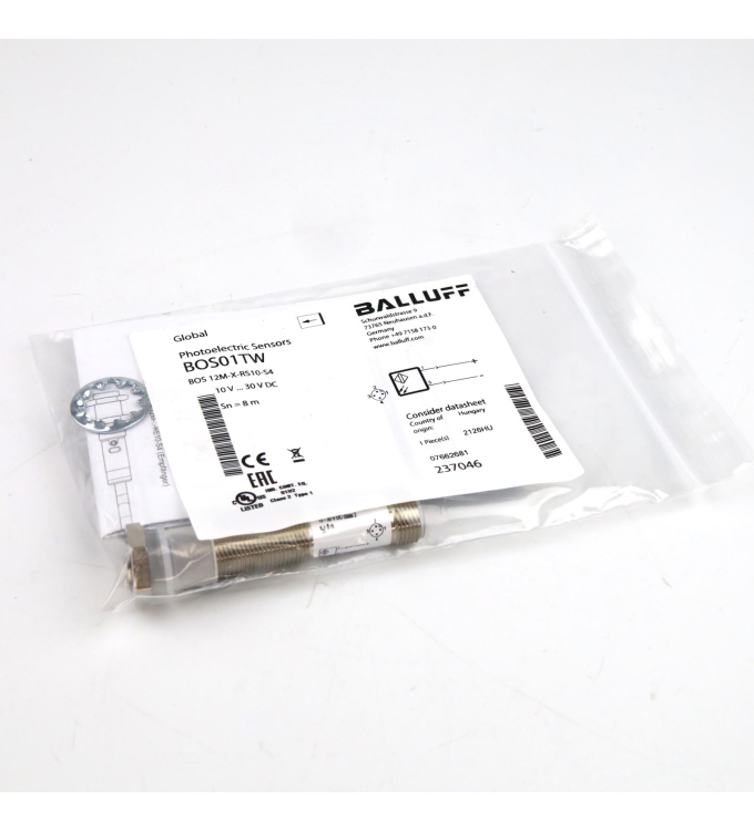 Balluff Einweglichtschranke BOS01TW BOS 12M-X-RS10-S4 OVP