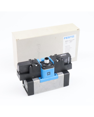 Festo Magnetventil MEBH-5/3E-D-1-ZSR-C 184497 OVP