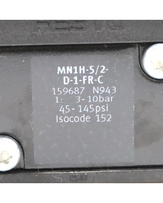 Festo Magnetventil MN1H-5/2-D-1-FR-C 159687 OVP