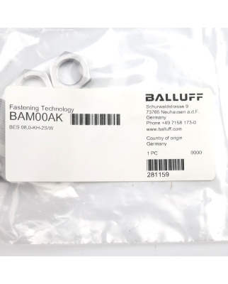 Balluff Klemmhalter BAM00AK BES 08,0-KH-2S/W OVP