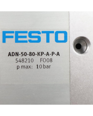 Festo Kompaktzylinder ADN-50-80-KP-A-P-A 548210 NOV