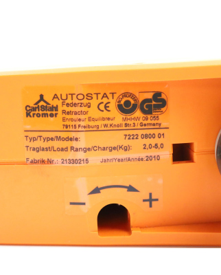 Hahn+Kolb Federzug Typ 7222 0800 01 2-5kg NOV