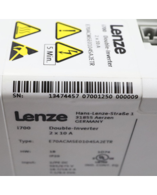 Lenze Double-Inverter i700 E70ACMSE0104SA2ETR 13474457 GEB