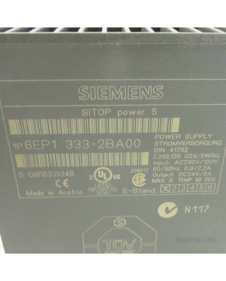 Simatic SITOP power 5 6EP1333-2BA00 GEB