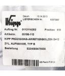 Kipp Präzisions-Arretierbolzen 03186-112 OVP