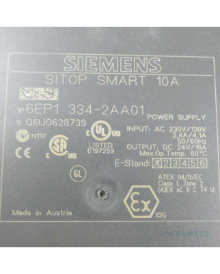 Simatic SITOP SMART 6EP1334-2AA01 GEB