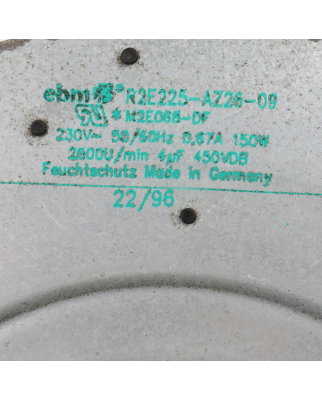 ebm-papst Radialventilator R2E225-AZ26-09 230V GEB