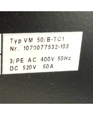 Bosch Versorgungsmodul Typ VM 50/B-TC1 1070077532-103 GEB