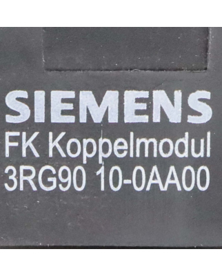 Siemens AS-Interface Koppelmodul 3RG9010-0AA00 NOV