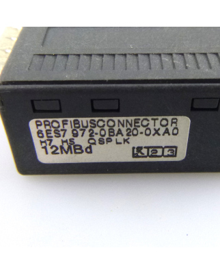 Simatic DP Anschlusstecker 6ES7 972-0BA20-0XA0 GEB