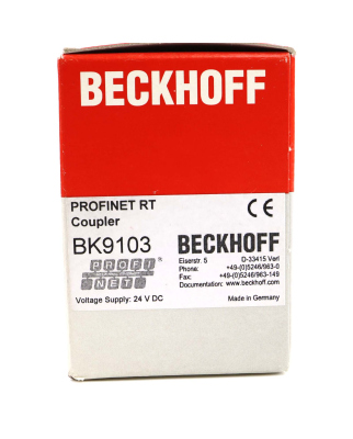 Beckhoff PROFINET-Buskoppler BK9103 SIE