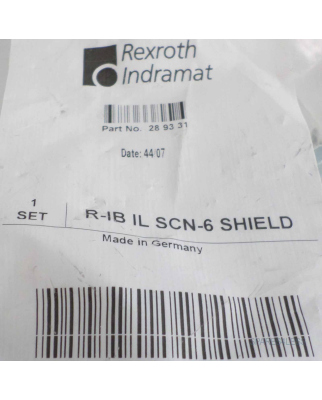 Rexroth Inline Stecker R-IB IL SCN 6-SHIELD 289331 (5Stk.) OVP