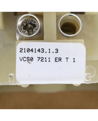 Spohn+Burkhardt Joystick VCS0 7211 ER T 1 2104143.1.3 NOV