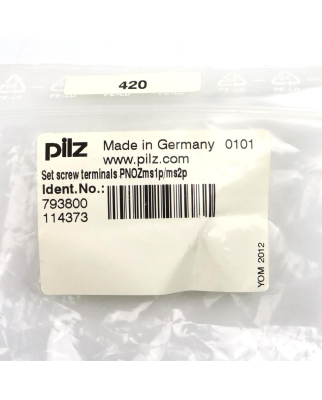 Pilz Schraubklemme PNOZms1p/ms2p 793800 OVP