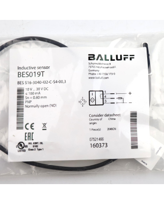 Balluff Induktiver Sensor BES019T BES...
