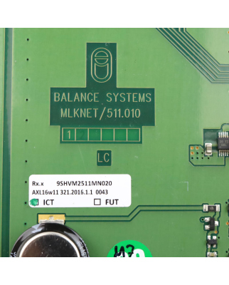 Balance Systems Multinet Karte 9SHVM2511MN020 GEB