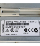SIMATIC Panel PC670 6AV7615-0AB12-0CH0 Vers.02 GEB