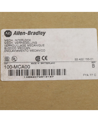 Allen Bradley mechanische Verriegelung 100-MCA00 Ser.B OVP