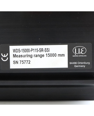 Micro-Epsilon Seilzugsensor WDS-15000-P115-SR-SSI 15m NOV